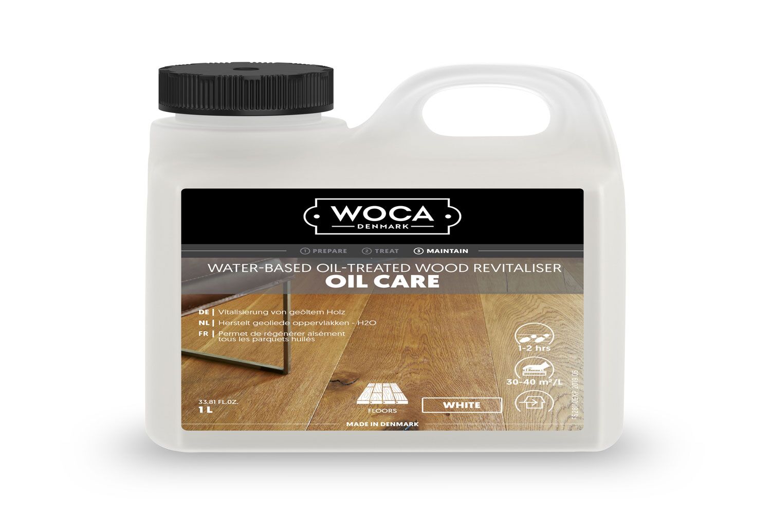 WOCA Öl Care Wasserbasiert Weiß 1L