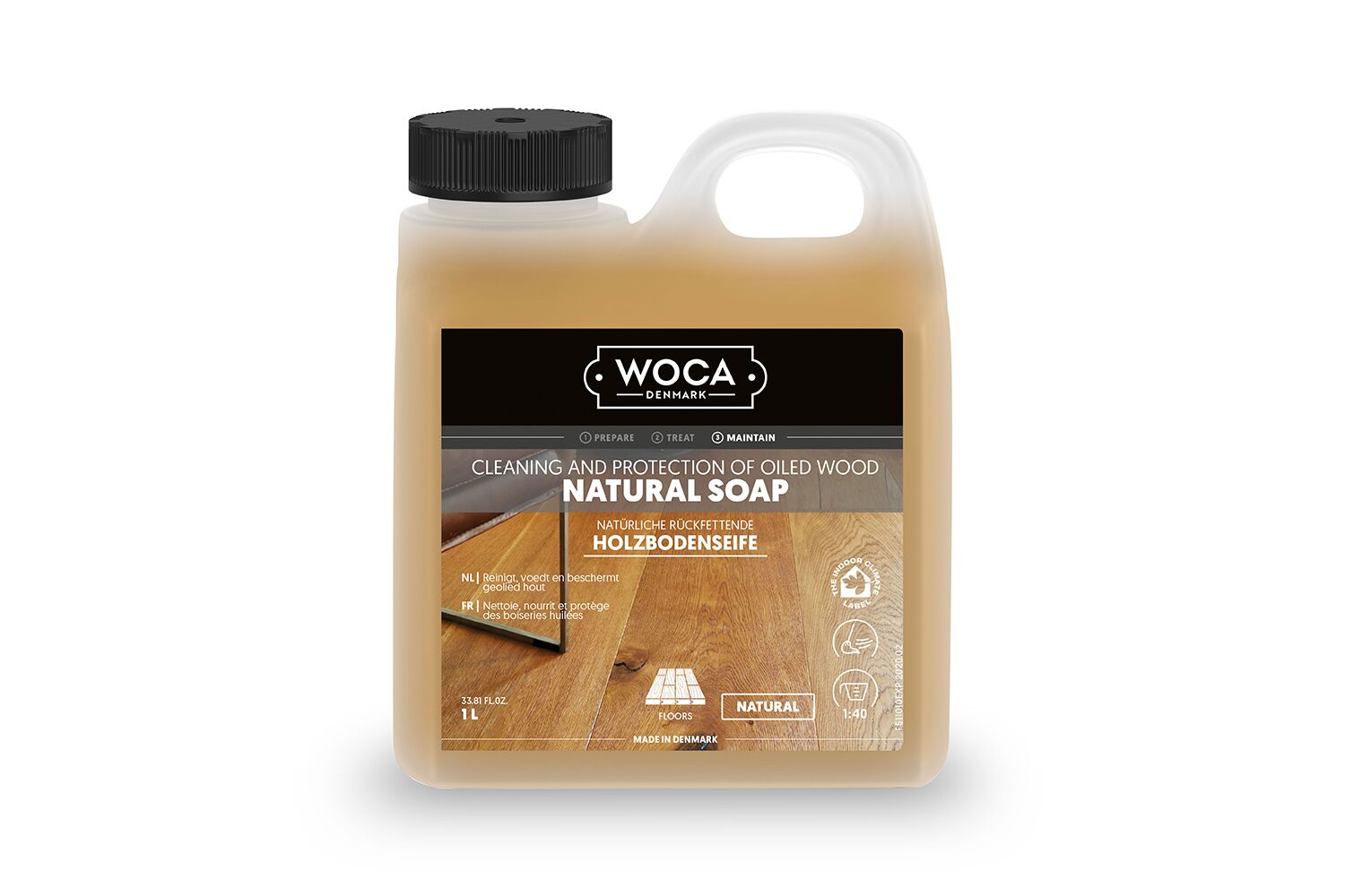WOCA Holzbodenseife Natural 1L