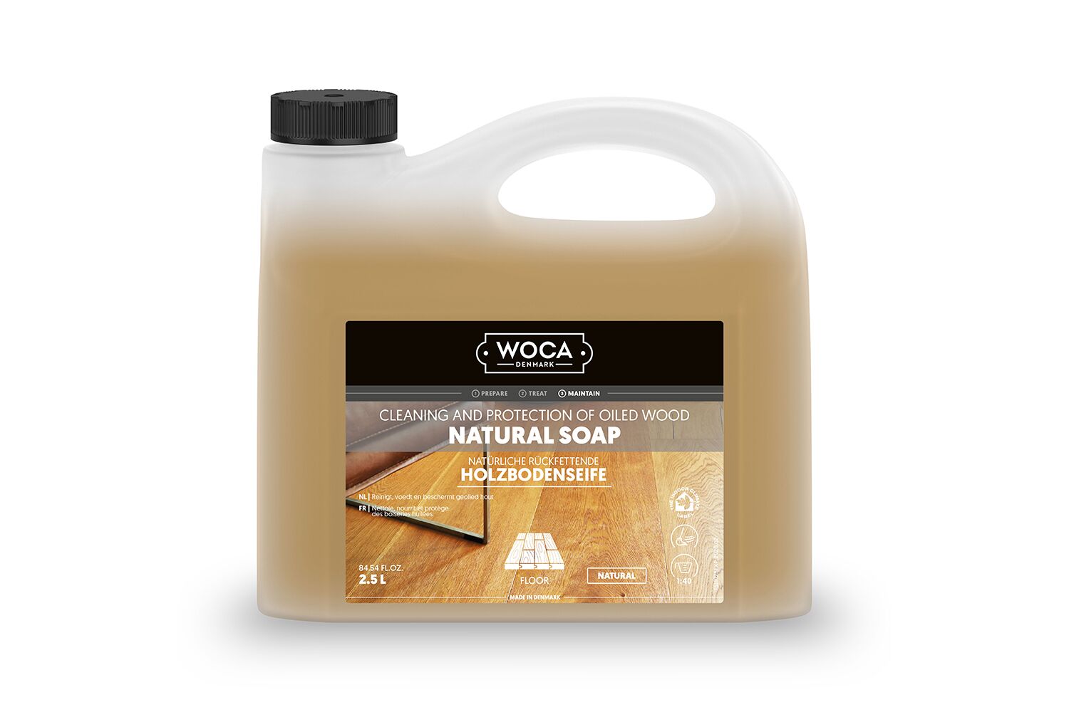 WOCA Holzbodenseife Natural 2,5L
